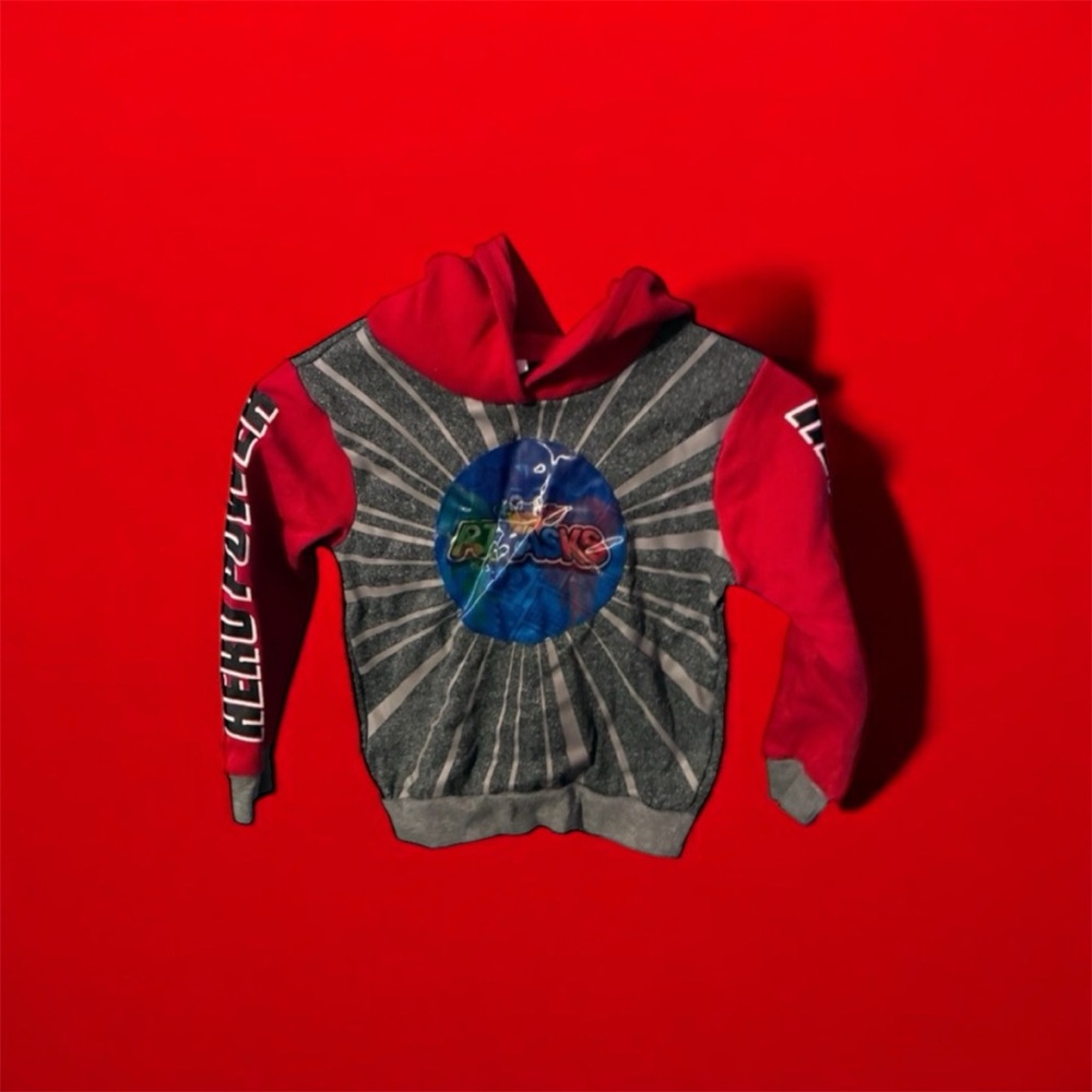 Red and Gray Kids Jacket
